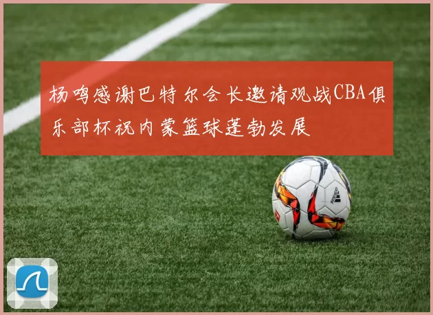 杨鸣感谢巴特尔会长邀请观战CBA俱乐部杯祝内蒙篮球蓬勃发展
